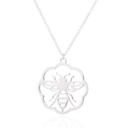 Stainless steel chain Small animal bee stainless steel necklace - wallojewerly 