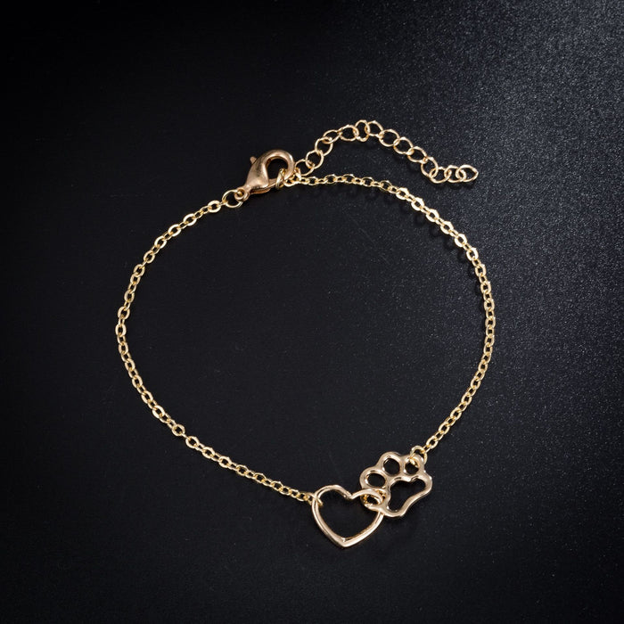 Cat claw bracelet, Korean simple love bracelet stainless steel electroplated bracelet wholesale