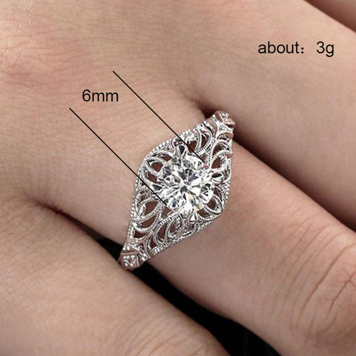 Four carat wedding ring