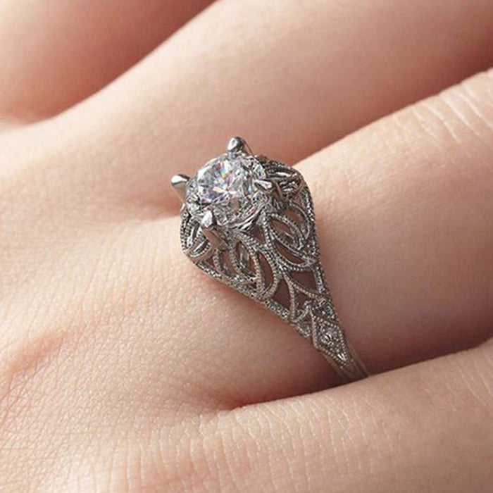 Four carat wedding ring