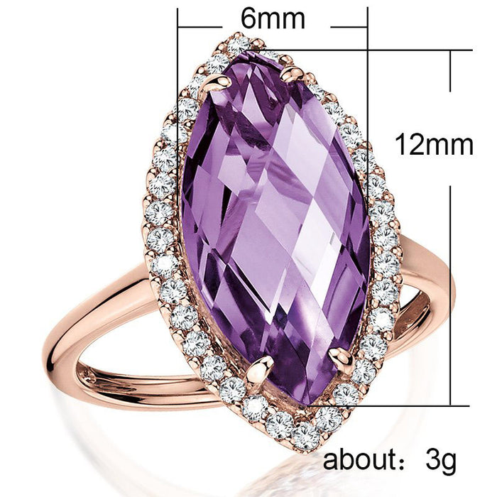 Luxury zircon ring