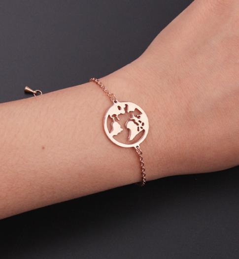 Pulsera geométrica de acero inoxidable, estilo europeo y americano, venta al por mayor de joyas de aliexpress