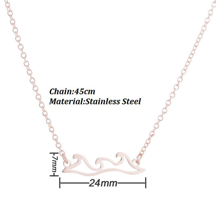 Stainless steel vintage crown sweater chain, metal style niche design necklace wholesale