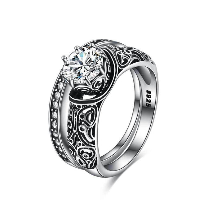 Gold Plated Oval Zirconia Open Ring