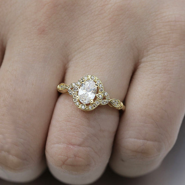 Classic Four Prong Engagement Ring