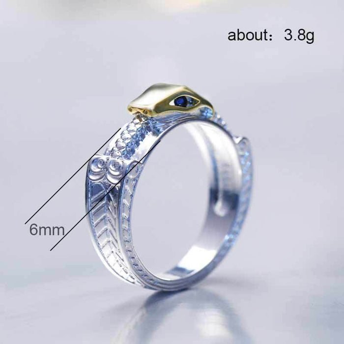 White gold plated zircon hollow heart ring