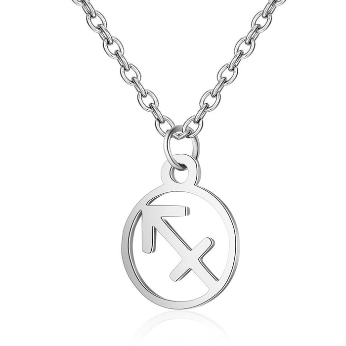 Pendant musical note necklace, simple surfing snowboard bear bird clavicle chain European and American style jewelry