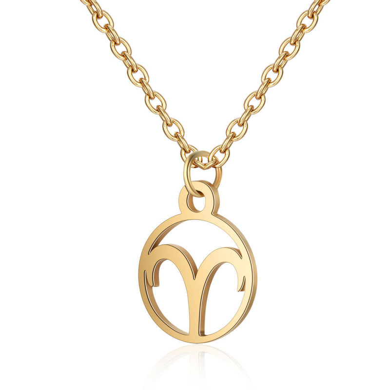 Conjunto de collar y aretes con forma de madre sosteniendo a su hijo, conjunto de joyas de tres piezas con diseño geométrico de amor en oro de 18 quilates
