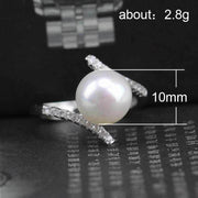 Artificial pearl ring Valentine's Day Mother's Day jewelry gift ring - wallojewerly 