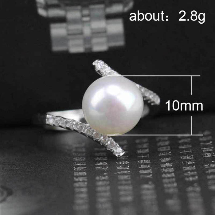 Artificial pearl ring Valentine's Day Mother's Day jewelry gift ring