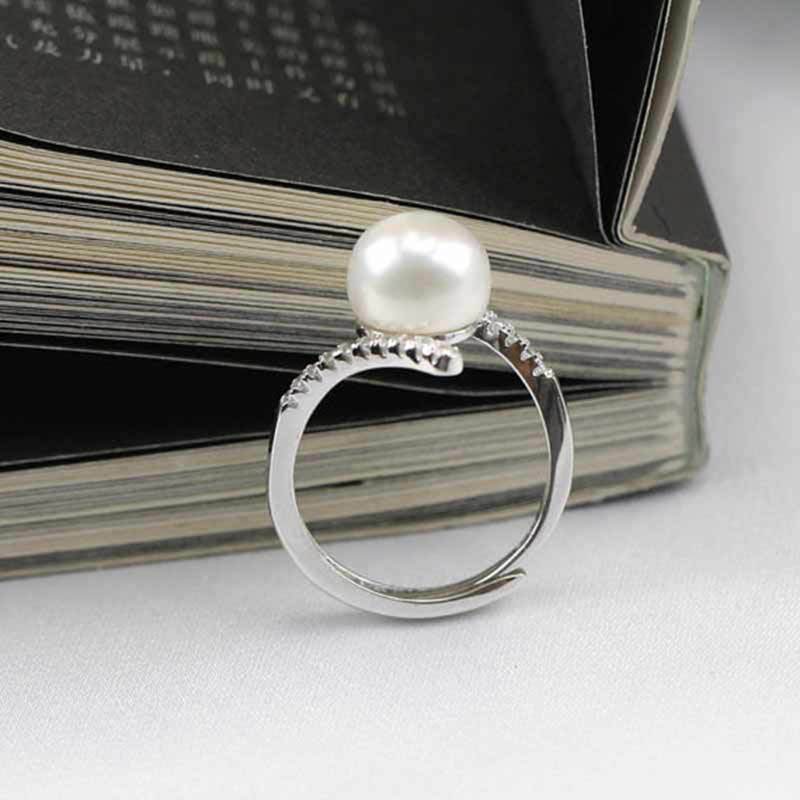 Artificial pearl ring Valentine's Day Mother's Day jewelry gift ring - wallojewerly 