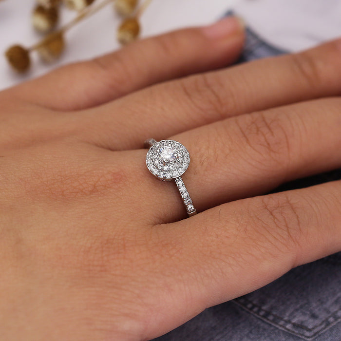 Anillo mariposa con circonitas y diamantes en oro rosa