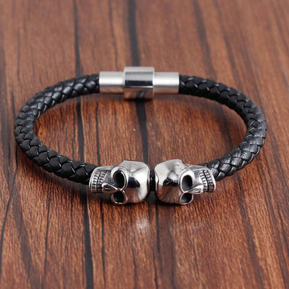 Bracelet Titanium Steel Stainless Steel Men's Bracelet Leather Bracelet