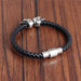 Bracelet Titanium Steel Stainless Steel Men's Bracelet Leather Bracelet