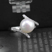 Artificial pearl ring Valentine's Day Mother's Day jewelry gift ring - wallojewerly 