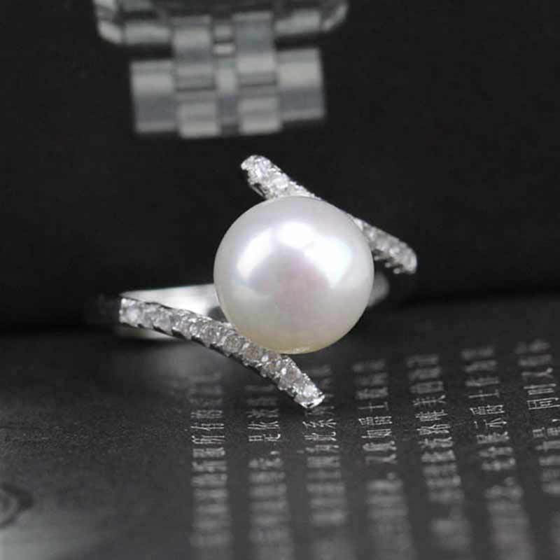 Artificial pearl ring Valentine's Day Mother's Day jewelry gift ring - wallojewerly 