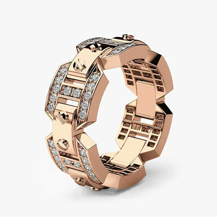 Creative Copper Punk Style Men's Ring