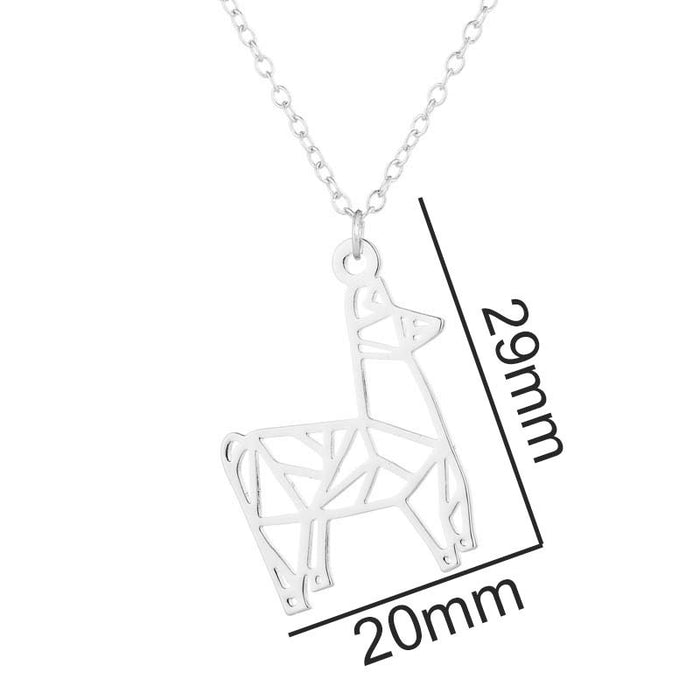 Cute animal pendant necklace, European and American cross-border new Trojan clavicle chain female models ins wholesale