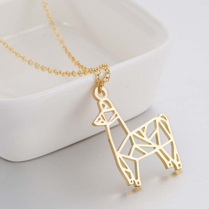 Cute animal pendant necklace, European and American cross-border new Trojan clavicle chain female models ins wholesale