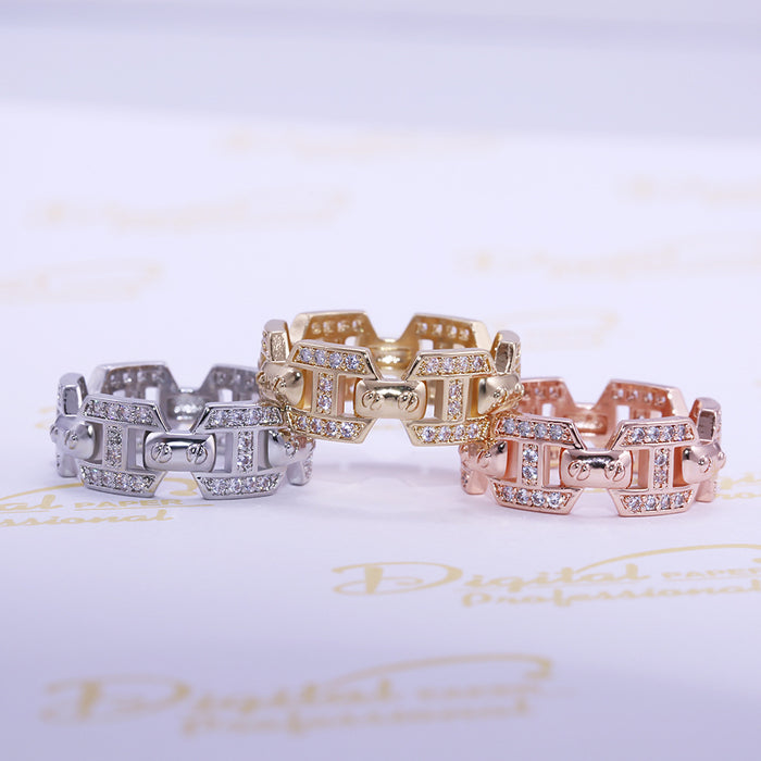 Creative Copper Punk Style Men's Ring