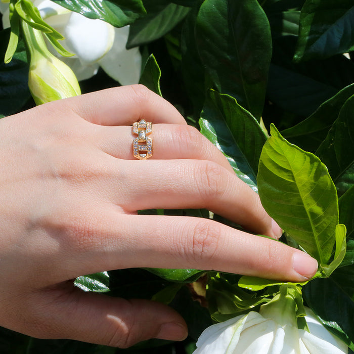 Creative Copper Punk Style Men's Ring