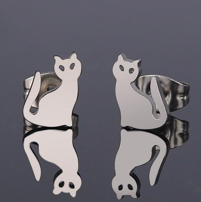 Small animal pendant necklace, simple female niche design dog clavicle necklace wholesale