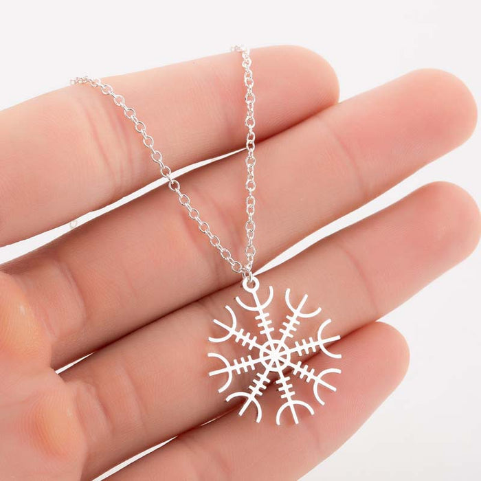 Collar con colgante de copo de nieve: regalo festivo sencillo y elegante para mujer