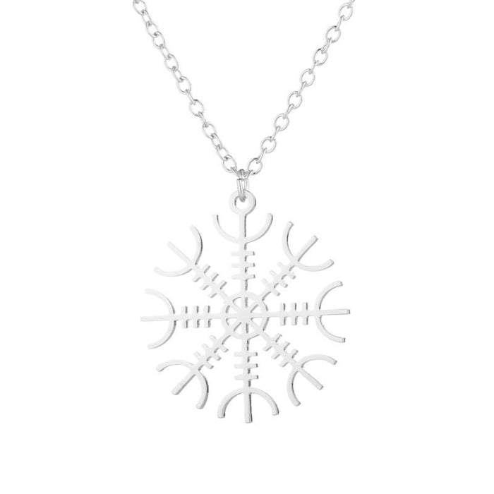 Collar con colgante de copo de nieve: regalo festivo sencillo y elegante para mujer