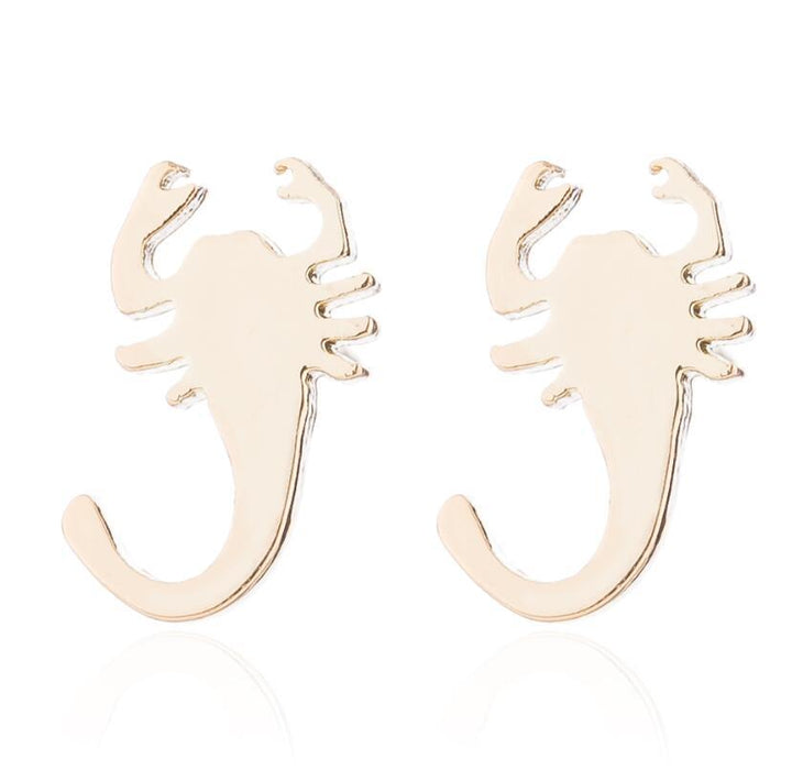 Scorpion Stainless Steel Stud Earrings - Cute and Stylish Animal Jewelry