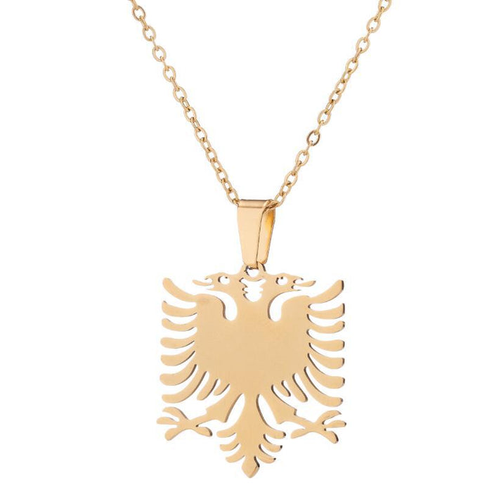 Albanian eagle necklace, Bohemian European and American new fashion simple ladies versatile clavicle necklace