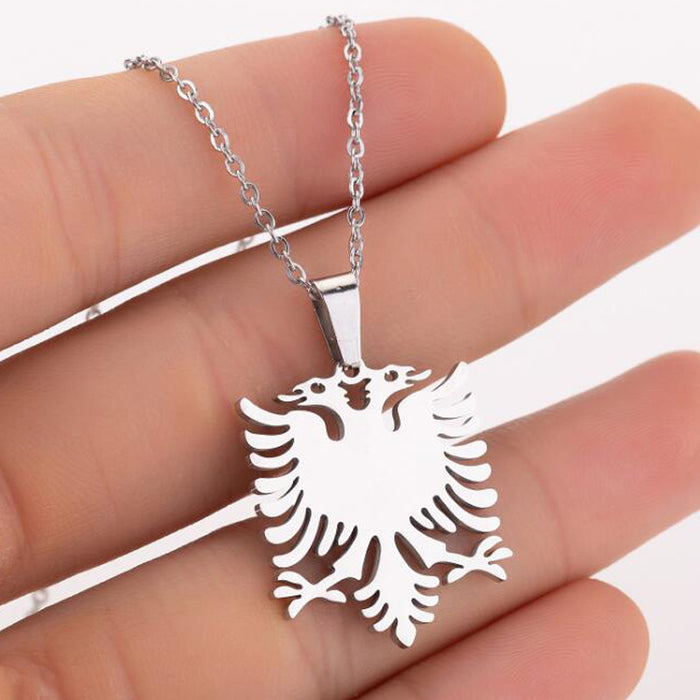 Albanian eagle necklace, Bohemian European and American new fashion simple ladies versatile clavicle necklace