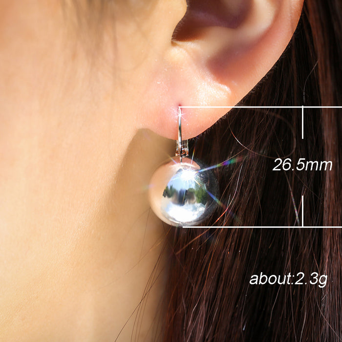 AAA teardrop zircon earrings