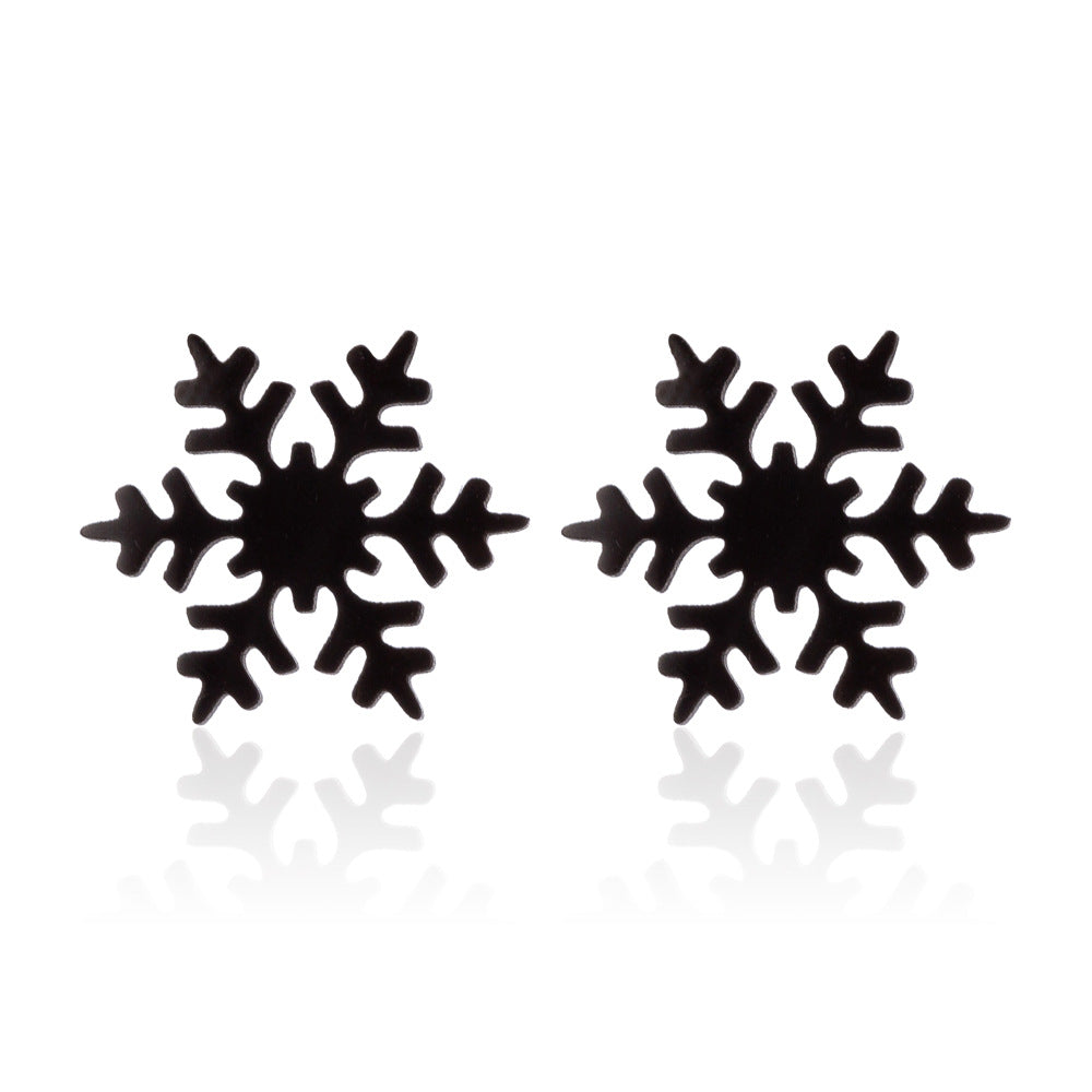 Christmas deer earrings, European and American small animal ghost pumpkin snowflake earrings wholesale