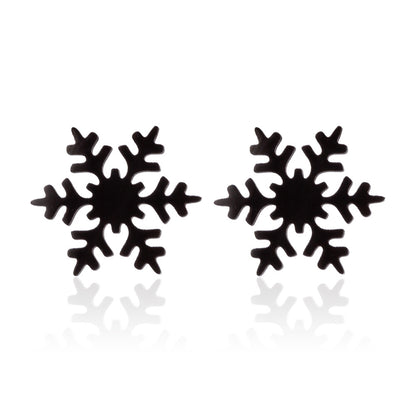 Christmas deer earrings, European and American small animal ghost pumpkin snowflake earrings wholesale