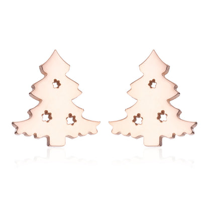 Christmas deer earrings, European and American small animal ghost pumpkin snowflake earrings wholesale