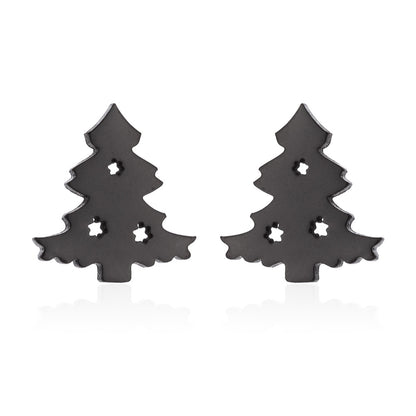 Christmas deer earrings, European and American small animal ghost pumpkin snowflake earrings wholesale