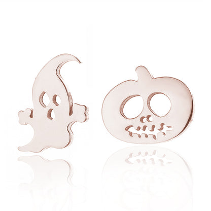 Christmas deer earrings, European and American small animal ghost pumpkin snowflake earrings wholesale