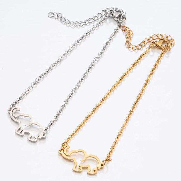 Hollow elephant bracelet, Korean version of simple forest elephant animal jewelry wholesale