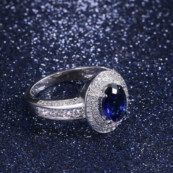 Classic Four-Prong Sapphire Goddess Ring