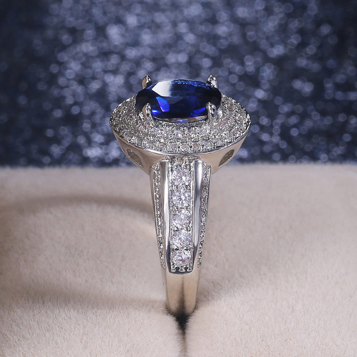 Classic Four-Prong Sapphire Goddess Ring