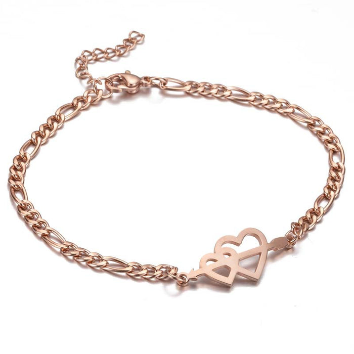 Butterfly Christmas bracelet, ladies stainless steel snowflake elephant love jewelry wholesale