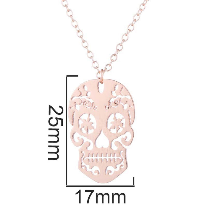 Pendientes y collar con colgante de calavera fantasma y calabaza de Halloween: joyería festiva de acero inoxidable para ocasiones espeluznantes