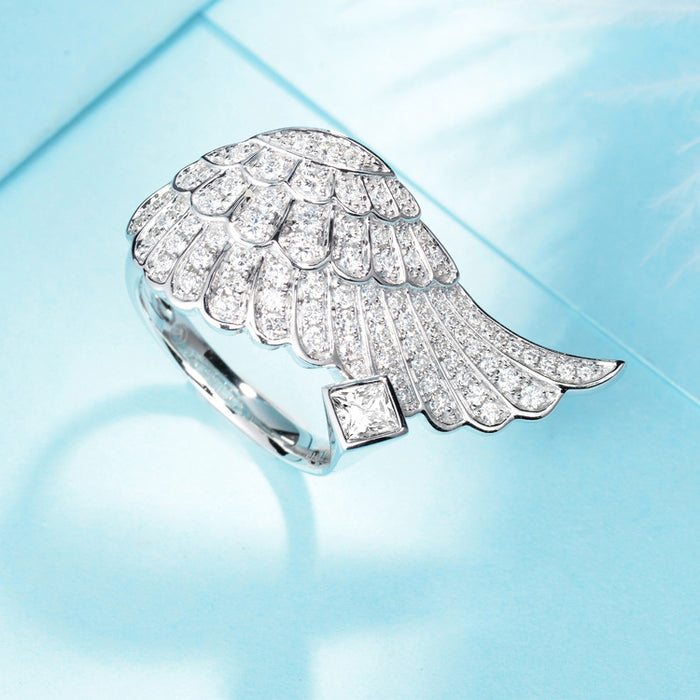 Angel Wings Ring Women's Creative Internet Celebrity Jewelry