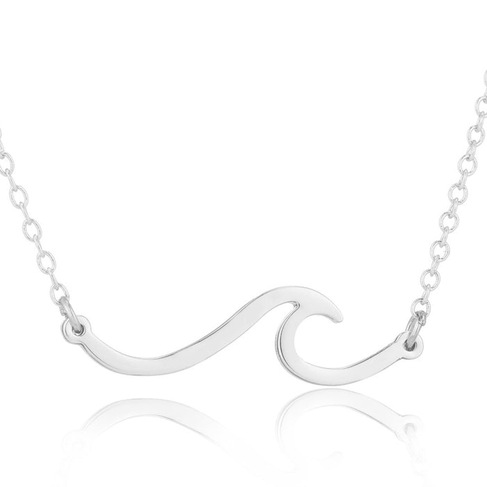 Wave wave necklace bracelet, European and American summer fashion simple jewelry wholesale