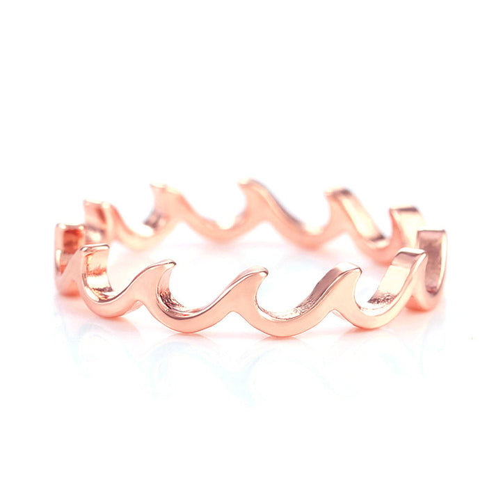 Alloy Linear Pinky Ring Korean Fashion Women's Jewelry