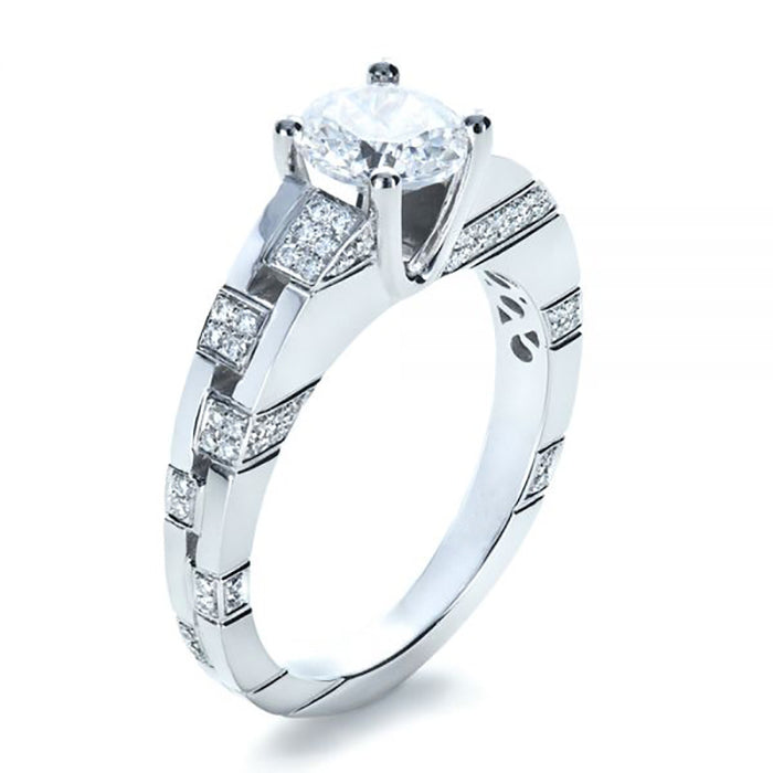 Atmospheric zircon women's ring