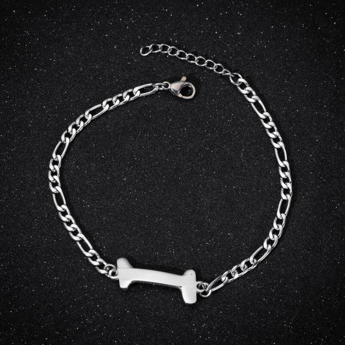 26 letter bracelet, European and American personality A-Z English bracelet girlfriend gift wholesale