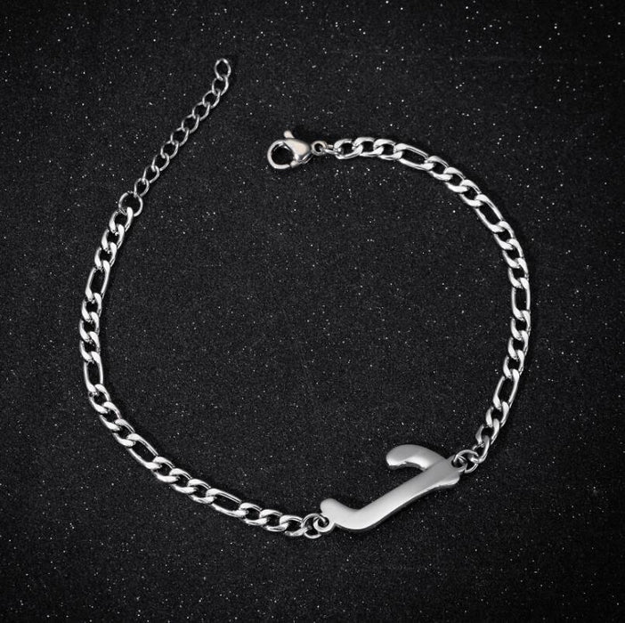 26 letter bracelet, European and American personality A-Z English bracelet girlfriend gift wholesale