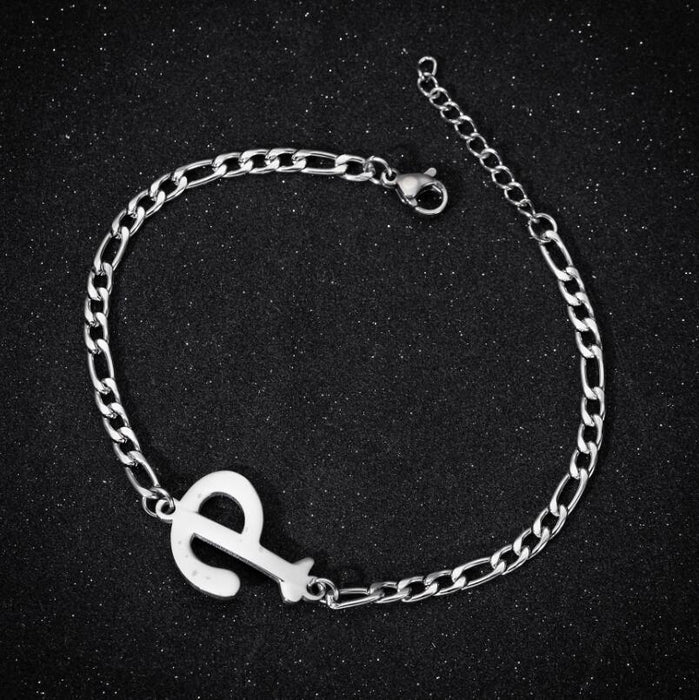 26 letter bracelet, European and American personality A-Z English bracelet girlfriend gift wholesale