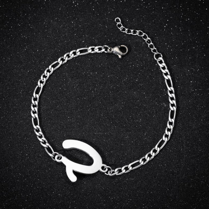 Pendant English letter bracelet, European and American girlfriend metal jewelry wholesale